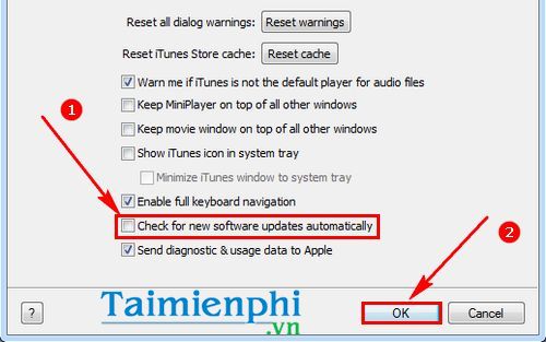 Picture 6 of How to block iTunes from asking for updates, prevent iTunes from prompting for updates.