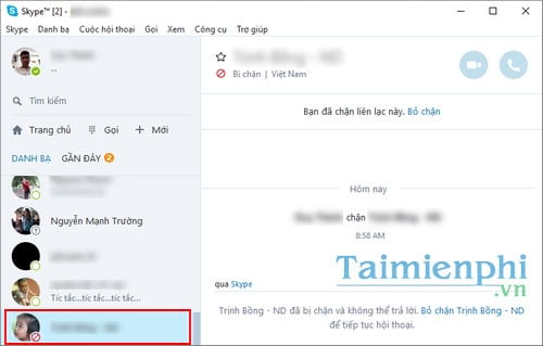 How to block Skype friends effectively, avoid being bothered Picture 7