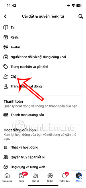 Picture 10 of How to block someone else on Facebook using your phone or computer.