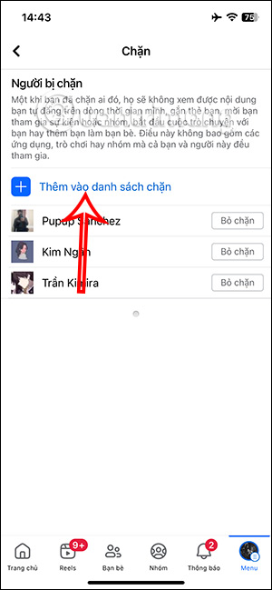 Picture 11 of How to block someone else on Facebook using your phone or computer.