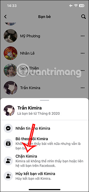 Picture 7 of How to block someone else on Facebook using your phone or computer.