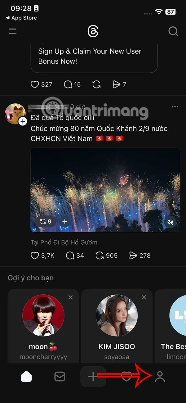 How to block strangers from messaging on Threads Picture 1