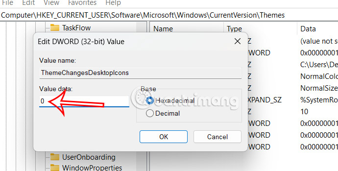 How to block themes from changing icons on Windows 11 screen Picture 6