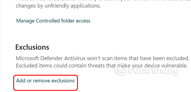 How to stop Windows Defender from deleting files Picture 4