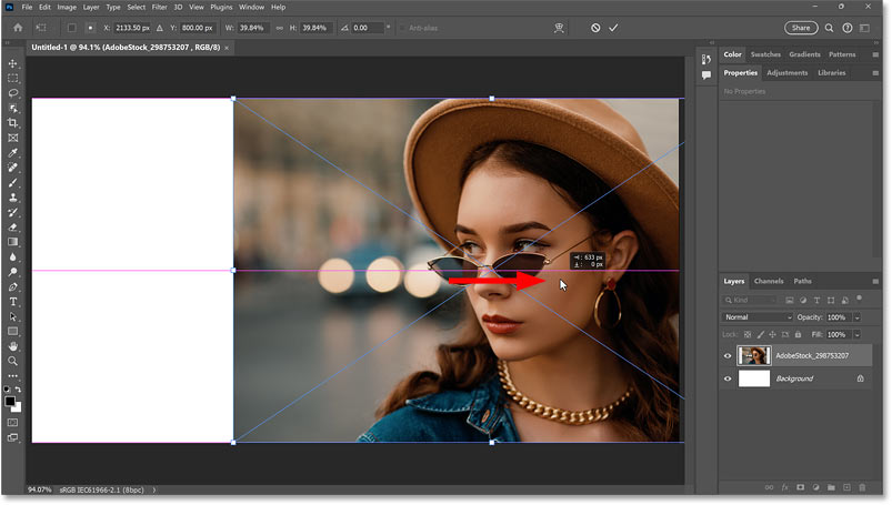 How to blur an image to a background color in Photoshop quickly with Live Gradients Picture 10