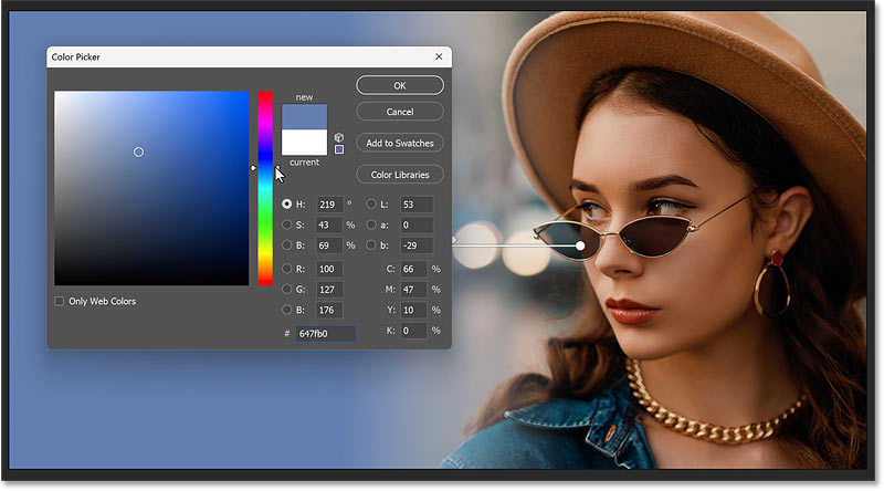 How to blur an image to a background color in Photoshop quickly with Live Gradients Picture 36