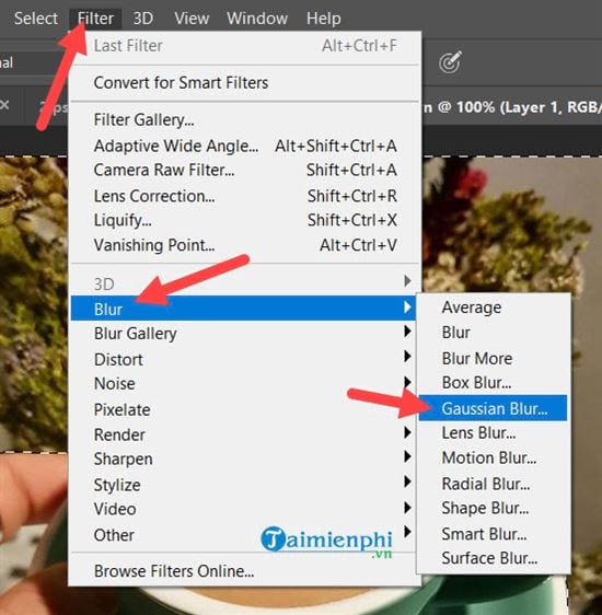How to blur photo background with Photoshop simply Picture 7