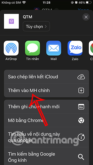 How to bring a website to the iPhone screen Picture 19