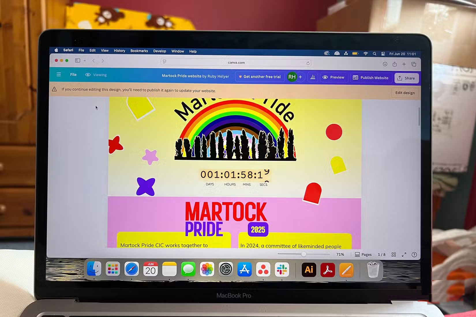 How to build a website with Canva Picture 3