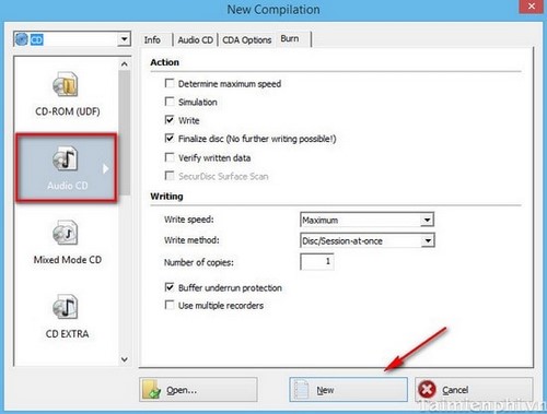 How to burn discs with Nero Burning Rom on computers and laptops Picture 3