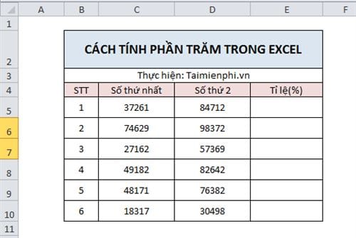 How to calculate percentage, format percentage in Excel Picture 4