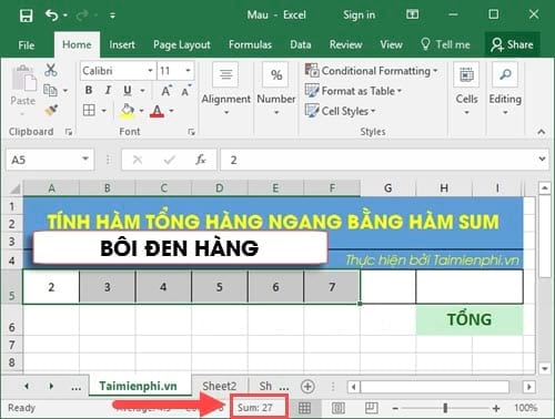 images 6 of How to calculate the sum horizontally in Excel