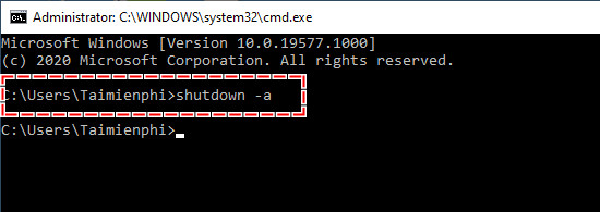Picture 5 of How to cancel a scheduled shutdown in Windows 10