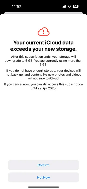How to cancel iCloud + subscription on iPhone Picture 3