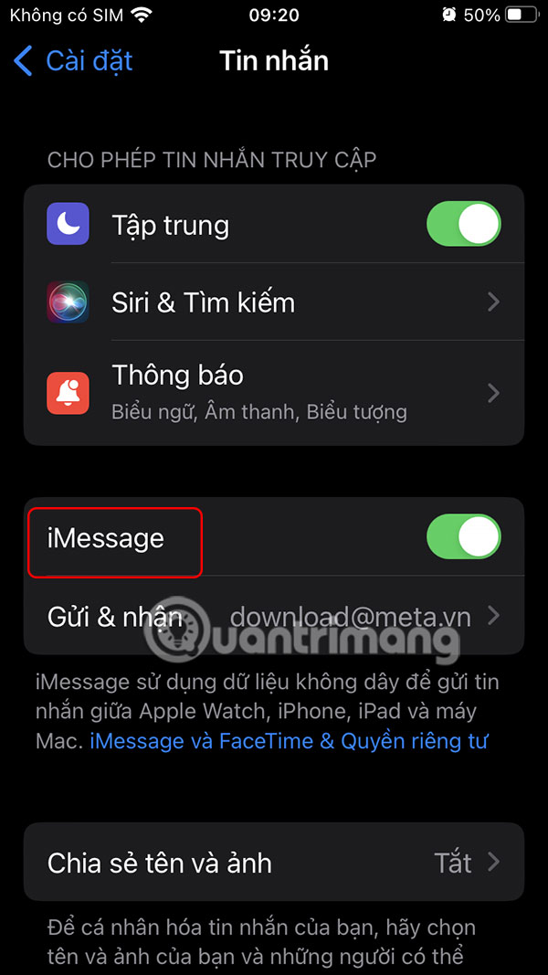 How to cancel iMessage on iPhone, iPad and computer Picture 2