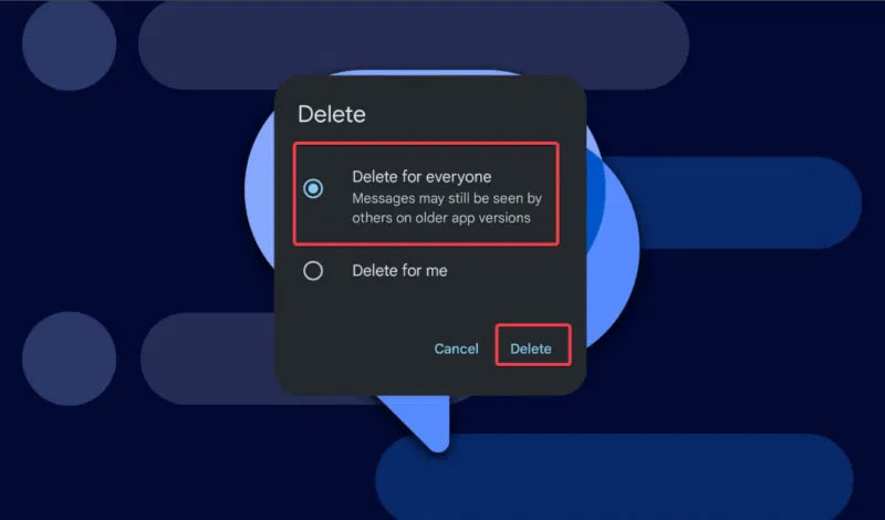 How to cancel sent messages on Google Messages Picture 3