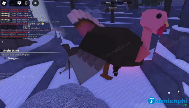 How to catch Turkey in Fisch Roblox, Fischgiving event Picture 3