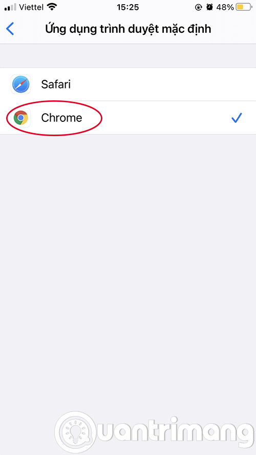 How to change default browser and email on iPhone Picture 3