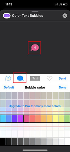 How to change iMessage bubble color in iPhone Picture 14