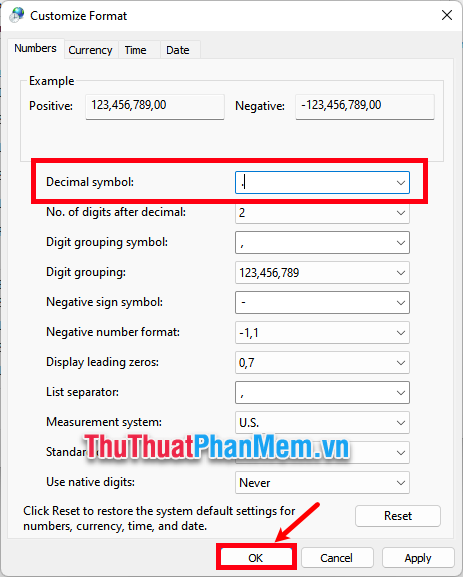 How to change comma to period in WPS Office Picture 10
