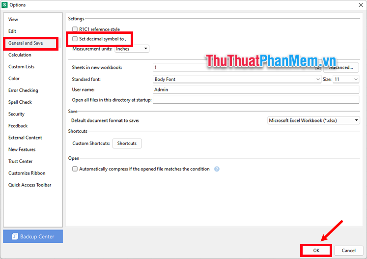 How to change comma to period in WPS Office Picture 4