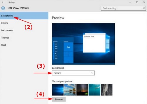 How to change computer wallpaper on Windows 11, 10, 8.1, 7 quickly Picture 3