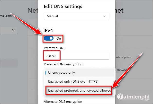 How to change DNS on Windows 11, surf the web, watch movies faster Picture 6
