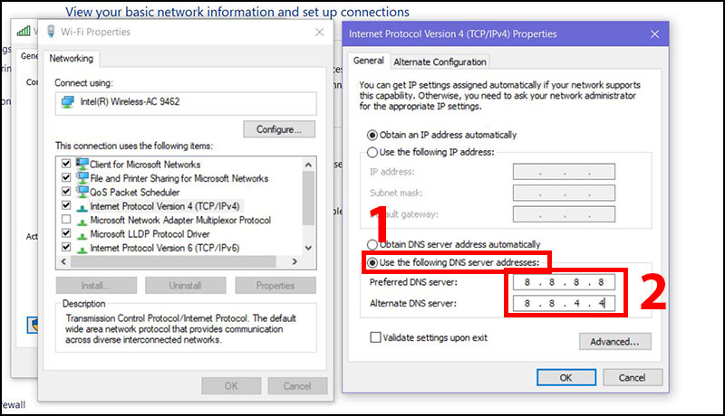 How to change DNS on your computer to access the internet faster Picture 6