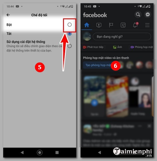 Picture 8 of How to change Facebook background to black on computer and phone.
