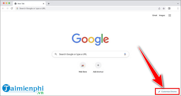 How to change Google Chrome wallpaper on computer extremely simple Picture 5