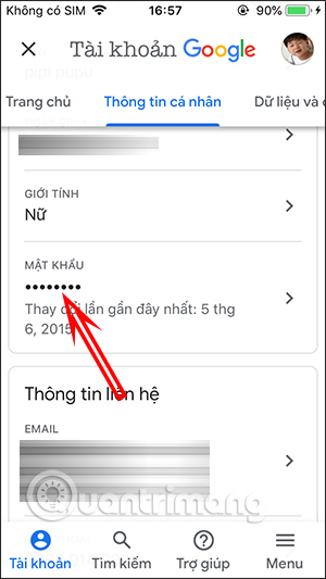How to change Google password on computer, phone Picture 13