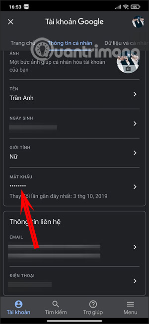 How to change Google password on computer, phone Picture 7