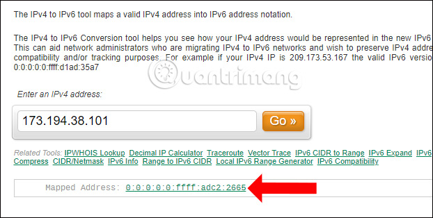 Picture 7 of How to convert IPv4 addresses to IPv6 - IPv4 addresses are replaced with IPv6 addresses.