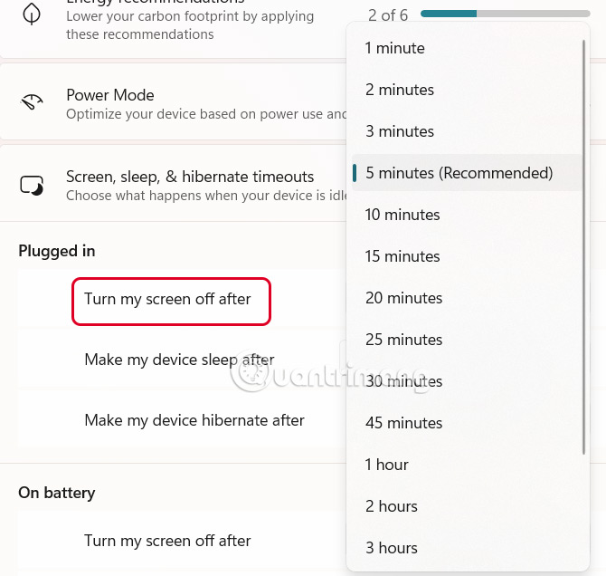 How to change Windows 11 screen lock timeout Picture 3