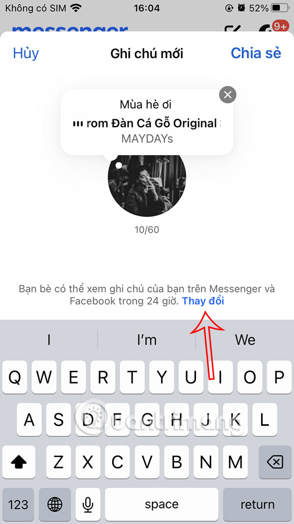 How to change Messenger notes disappearance time Picture 5