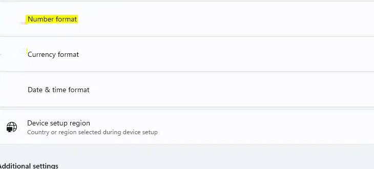 How to change number format in Windows 11 Picture 4