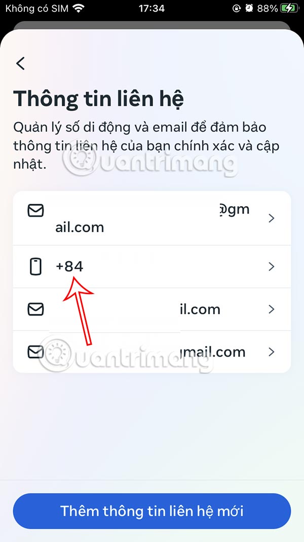 How to change phone number on Facebook computer, phone Picture 4
