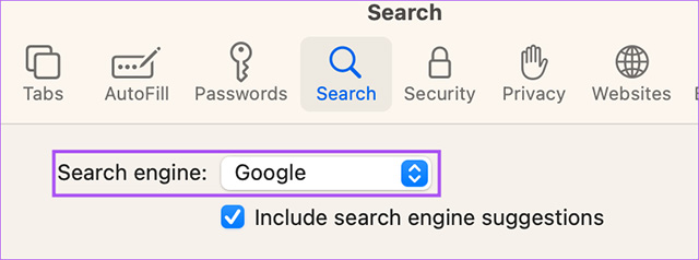 How to change search engine on Safari Picture 8