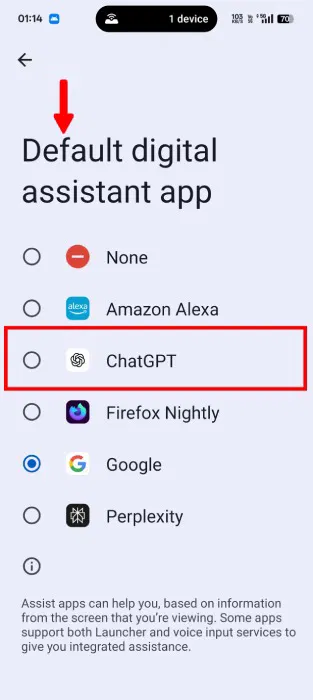 How to Change the Default Digital Assistant on Android Picture 5