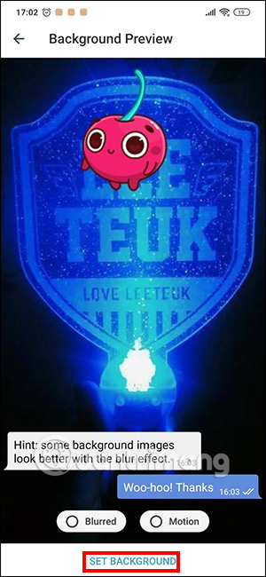 How to change Telegram wallpaper, change Telegram message font size Picture 13