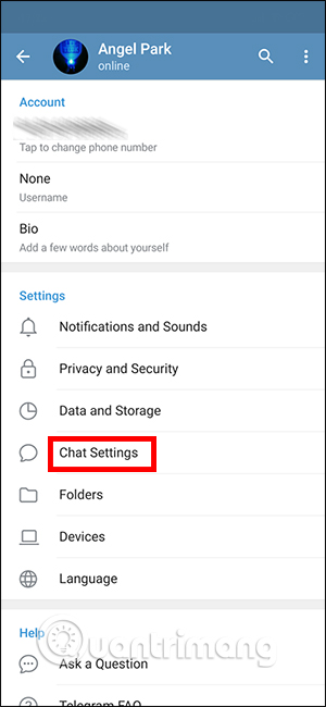 How to change Telegram wallpaper, change Telegram message font size Picture 16
