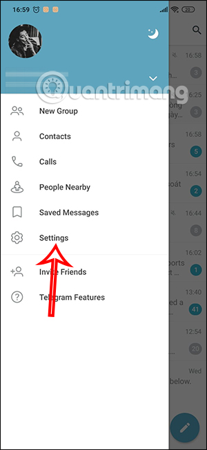 How to change Telegram wallpaper, change Telegram message font size Picture 2