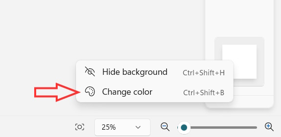 How to change the background color of an image in Paint on Windows 11 Picture 2