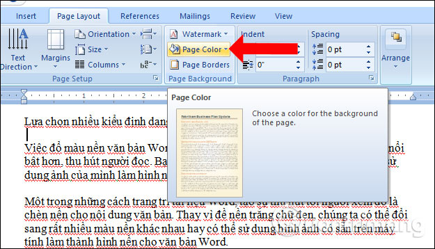 images 1 of How to change the background color of text in Word - Many different background styles