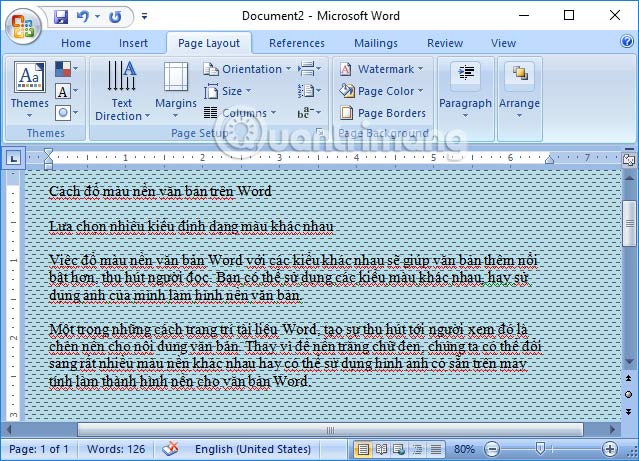 images 12 of How to change the background color of text in Word - Many different background styles