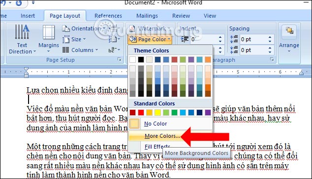 images 3 of How to change the background color of text in Word - Many different background styles
