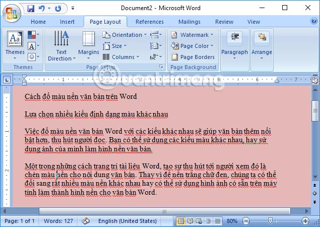 images 5 of How to change the background color of text in Word - Many different background styles
