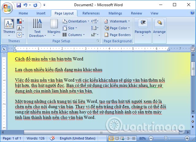images 8 of How to change the background color of text in Word - Many different background styles