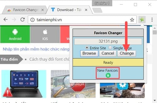 Picture 7 of How to change the bookmark icon on Google Chrome