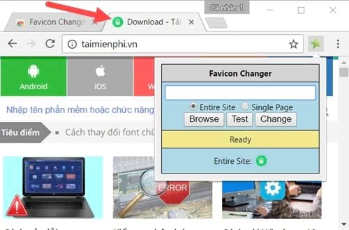 Picture 8 of How to change the bookmark icon on Google Chrome